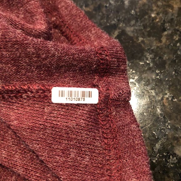 Sun N Moon Open Front Color Block Waterfall Cardigan SIZE  LARGE - Picture 11 of 12